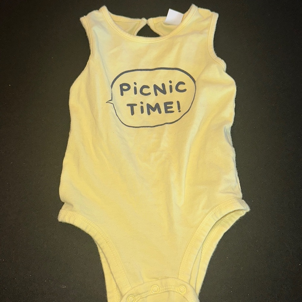 PL baby Picnic time onesie
